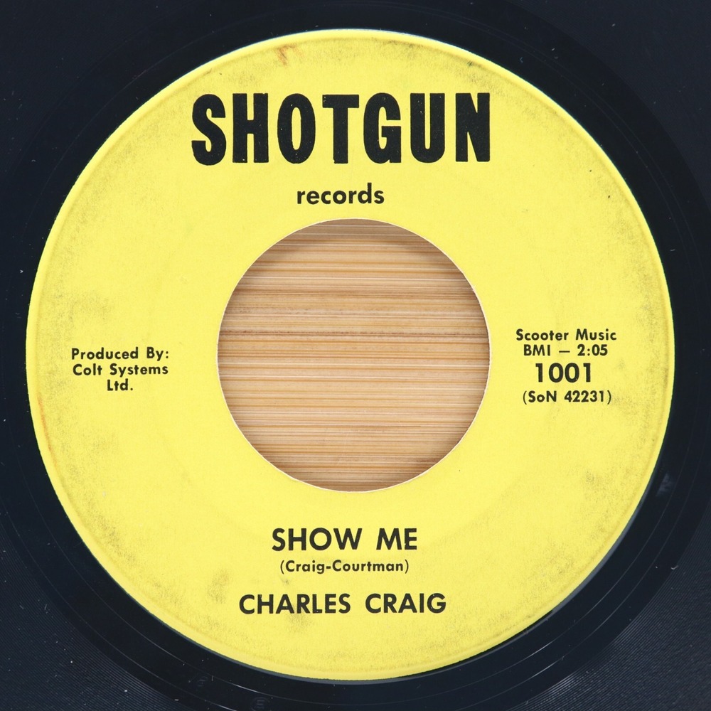 CHARLES CRAIG - SHOW ME / OVER THE RUGGED MOUNTAIN - ROCK POP 45